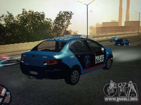 Peugeot 408 Policia Caba para GTA San Andreas