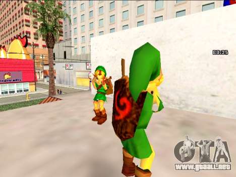 Young Link OOTN64 para GTA San Andreas