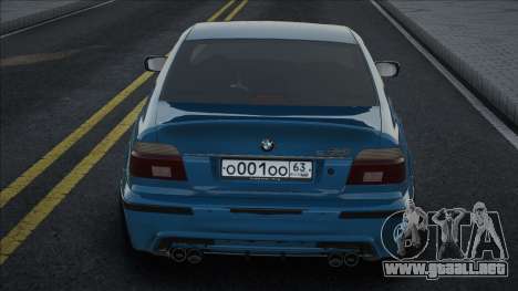 BMW E39 Blue para GTA San Andreas