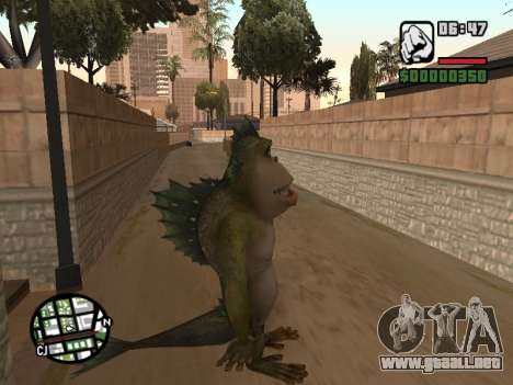 Missing Link Monsters vs Aliens para GTA San Andreas