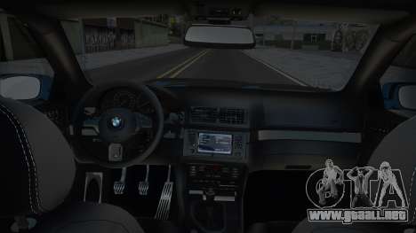 BMW E39 Blue para GTA San Andreas