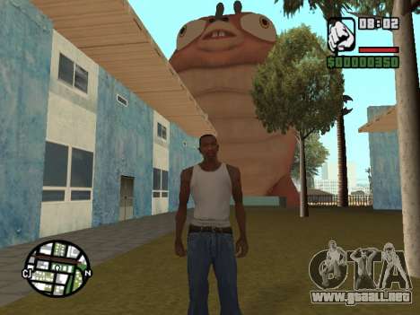 Insectosaurus Monsters vs Aliens para GTA San Andreas