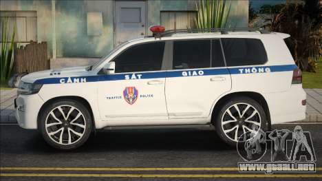 Toyota Land Cruiser - Vietnam Traffic Police Car para GTA San Andreas