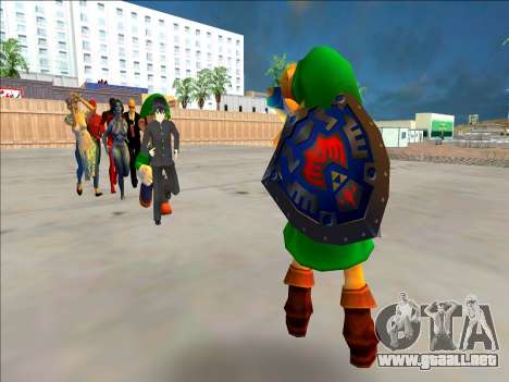 Young Link MM3DS para GTA San Andreas