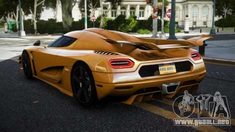 Koenigsegg Agera One RBF para GTA 4