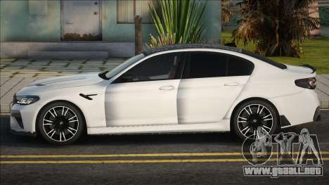 BMW M5 F90 Whit para GTA San Andreas