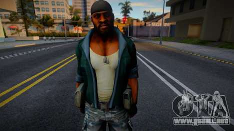 Commando CON EXPRESIONES FACIALES EN BOCA de Pri para GTA San Andreas