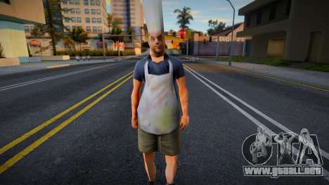 Italian Chef Skin para GTA San Andreas