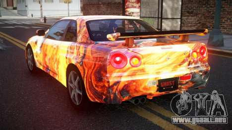 Nissan Skyline R34 GT-R XD-L S3 para GTA 4