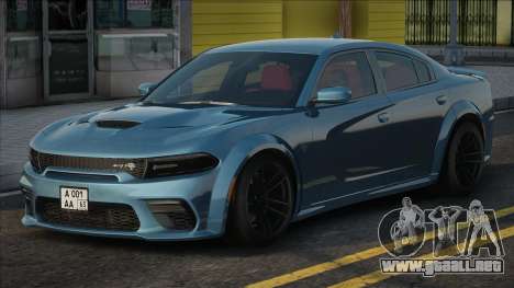 Dodge Charger SRT Hellcat 2020 Blue ver para GTA San Andreas