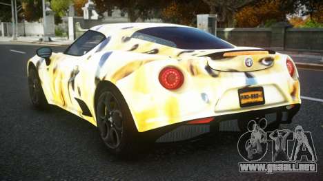 Alfa Romeo 4C MJR S8 para GTA 4