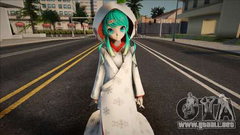 PDFT Hatsune Miku Snow 2013 v2 para GTA San Andreas