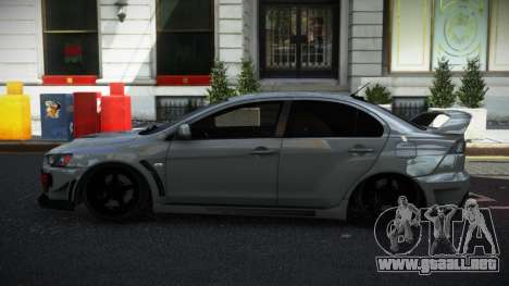 Mitsubishi Lancer Evo X RH para GTA 4