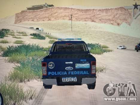 Ford Ranger Policia Federal Argentina para GTA San Andreas