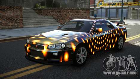 Nissan Skyline R34 GT-R XD-L S1 para GTA 4