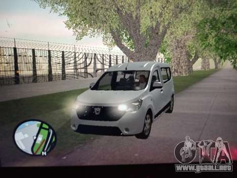 Dacia Dokker Con Ventanas para GTA San Andreas