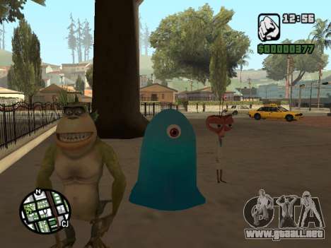 Bob Monsters vs Aliens para GTA San Andreas