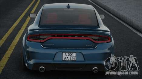 Dodge Charger SRT Hellcat 2020 Blue ver para GTA San Andreas