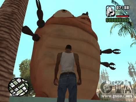 Insectosaurus Monsters vs Aliens para GTA San Andreas