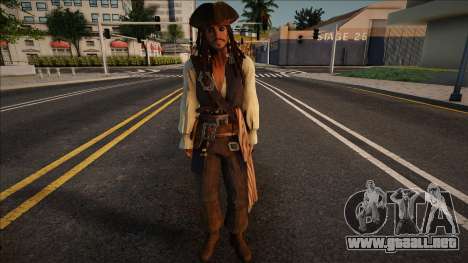 Jack Sparrow - Pirates Oc para GTA San Andreas