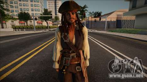 Jack Sparrow - Pirates Oc para GTA San Andreas