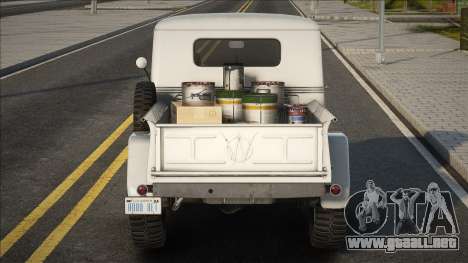 Willys Overland Jeep Pickup 1948 para GTA San Andreas