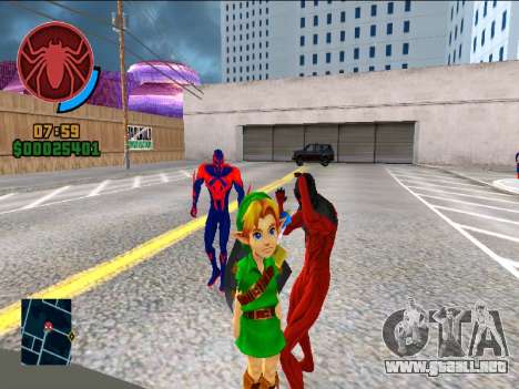 Young Link MM3DS para GTA San Andreas