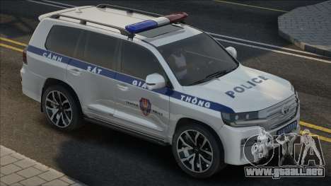 Toyota Land Cruiser - Vietnam Traffic Police Car para GTA San Andreas