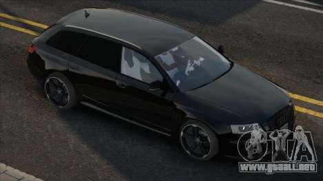 Audi A6 (C6) Blek para GTA San Andreas