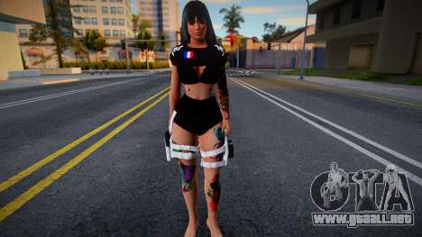 Sexy Girl France Skin para GTA San Andreas