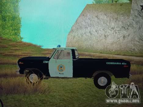 Ford F100 Policia Federal 1978 para GTA San Andreas