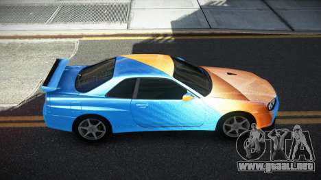 Nissan Skyline R34 GT-R XD-L S6 para GTA 4