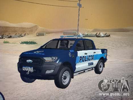 Ford Ranger Policia Federal Argentina para GTA San Andreas