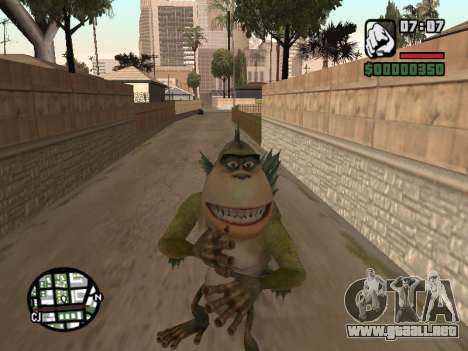 Missing Link Monsters vs Aliens para GTA San Andreas