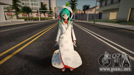 PDFT Hatsune Miku Snow 2013 v2 para GTA San Andreas