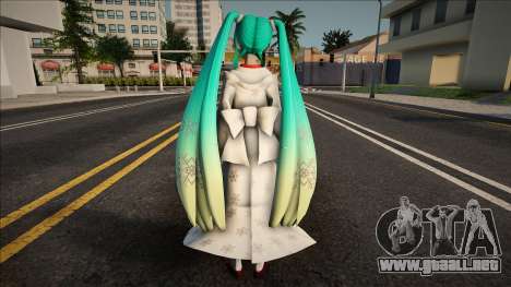 PDFT Hatsune Miku Snow 2013 v1 para GTA San Andreas