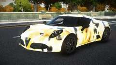 Alfa Romeo 4C MJR S8 para GTA 4