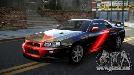 Nissan Skyline R34 GT-R XD-L S11 para GTA 4