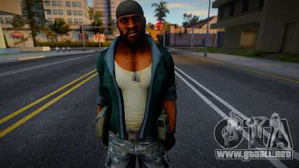 Commando CON EXPRESIONES FACIALES EN BOCA de Pri para GTA San Andreas