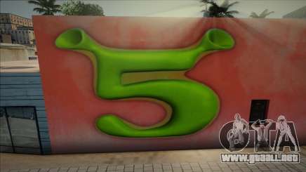 Shrek 5 Logo Mural para GTA San Andreas