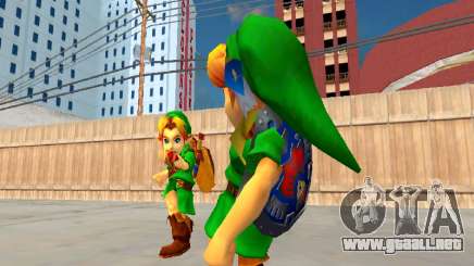 Young Link MM3DS para GTA San Andreas