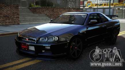 Nissan Skyline R34 CB para GTA 4