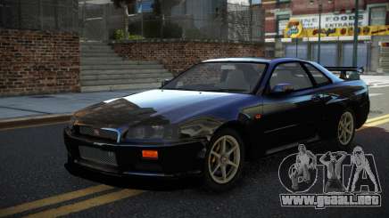 Nissan Skyline R34 KVN para GTA 4