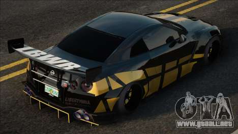 Nissan GTR R35 Yellow para GTA San Andreas