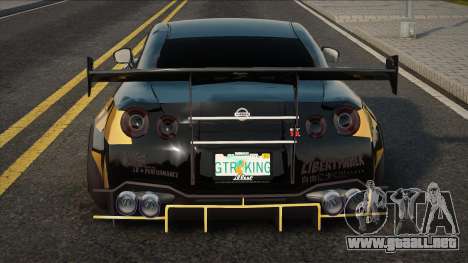 Nissan GTR R35 Yellow para GTA San Andreas