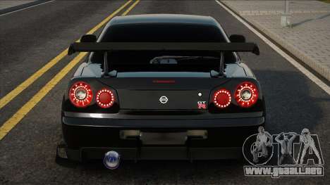 Nissan Skyline R34 Blek para GTA San Andreas