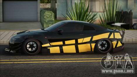 Nissan GTR R35 Yellow para GTA San Andreas