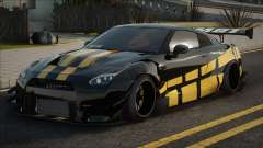 Nissan GTR R35 Yellow para GTA San Andreas